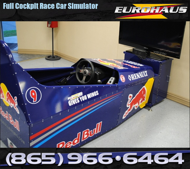 EuroHaus MotorSports Full Cockpit Race Car Simulator High Performance