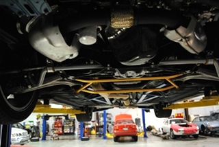 Subaru STI Corner Balancing and Alignment