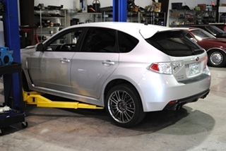 Subaru STI Corner Balancing and Alignment