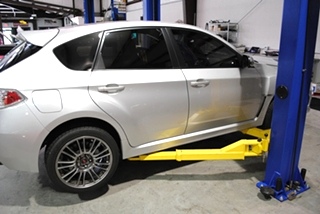 Subaru STI Corner Balancing and Alignment